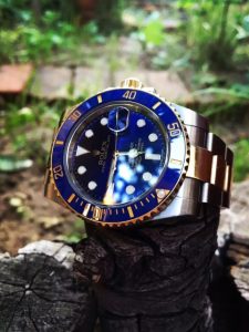 The blue is very popular in watchmaking industry.